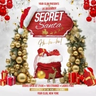 Secret Santa Instagram Plasing template