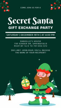 secret santa Template | PosterMyWall