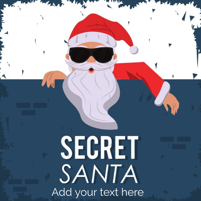 Secret santa Template | PosterMyWall