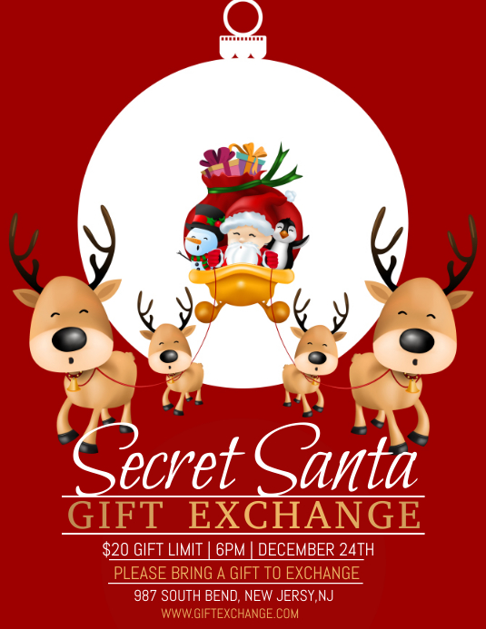 Secret Santa Gift Exchange Template secret-santa-gift-exchange-template