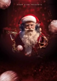 Secret Santa Video Instagram A4 template