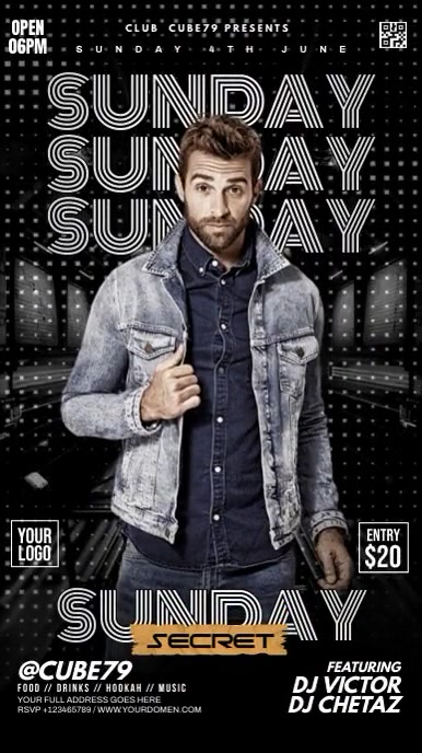 Copy of Secret sunday | PosterMyWall