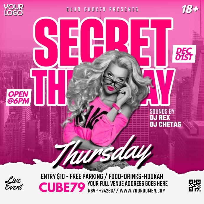 Copy of Secret Thursday | PosterMyWall