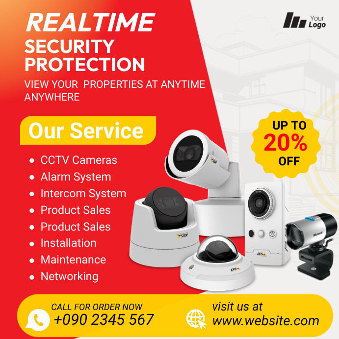 Copy of security camera sale | PosterMyWall