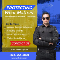 Security Services Instagram Ad Template | PosterMyWall