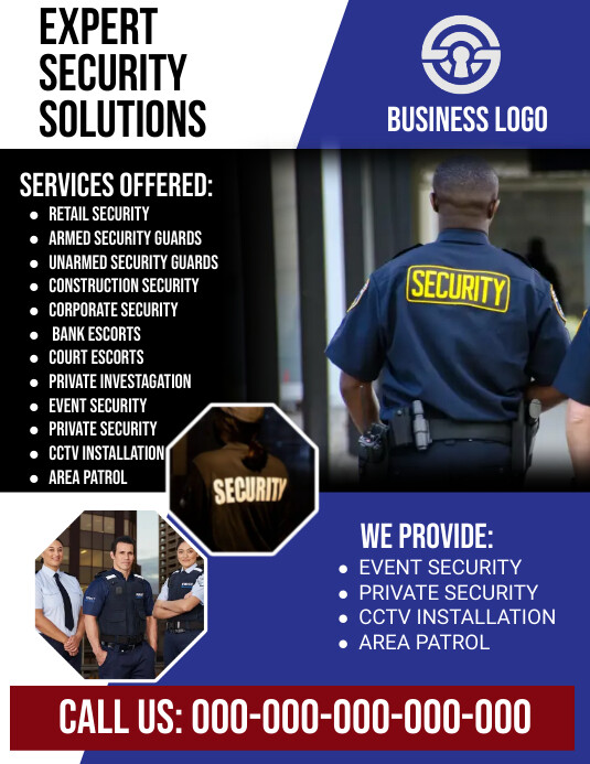Security flyer Template | PosterMyWall