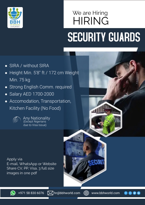 Security Guard Template | PosterMyWall