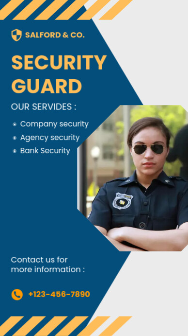 security guard template | PosterMyWall