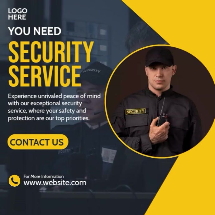 Plantilla de Security Service | PosterMyWall