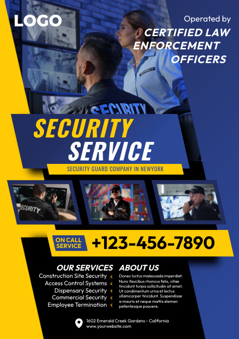 Security Service Flyer Template | PosterMyWall
