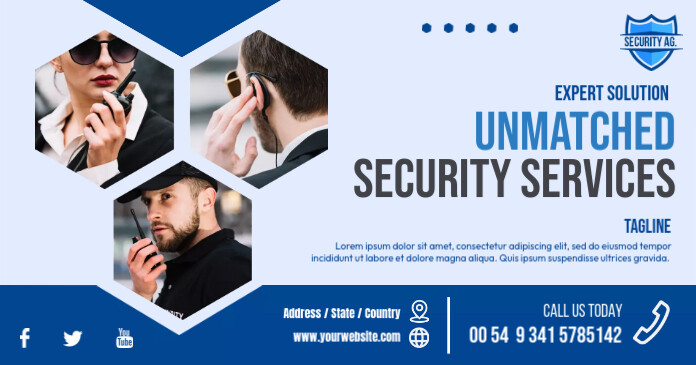 Security Services Ads Template | PosterMyWall
