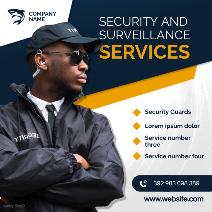 security services advertising Template | PosterMyWall