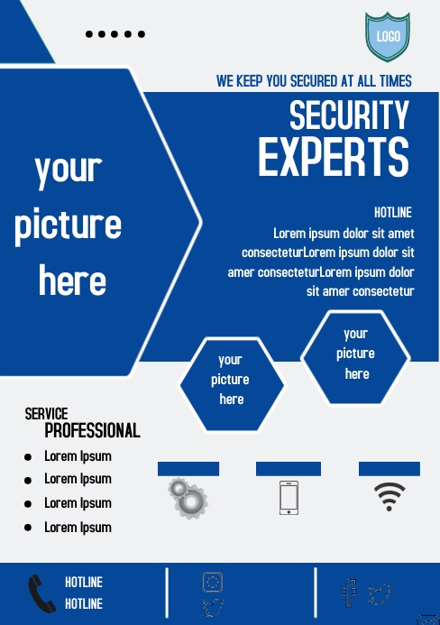 SECURITY SERVICES Template | PosterMyWall