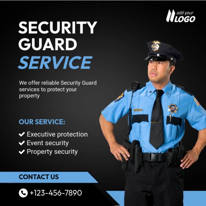security services post template