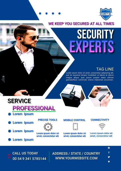 SECURITY TEMPLATE | PosterMyWall