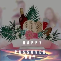 Seder happy passover video Isikwele (1:1) template