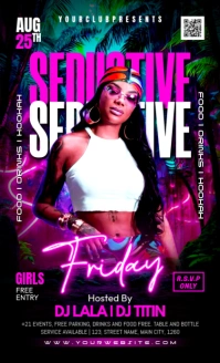 Seductive friday party Oficio US template