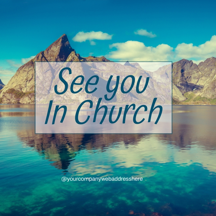 see you in church Template | PosterMyWall