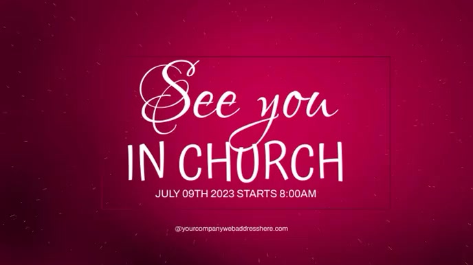 Copia de see you in church | PosterMyWall