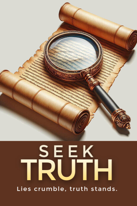 SEEK TRUTH โปสเตอร์ template