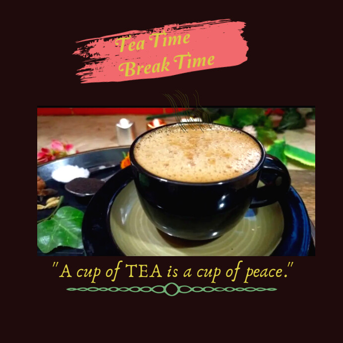 Tea Instagram post Template | PosterMyWall
