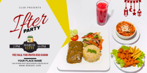 Sehri Iftar Party Template