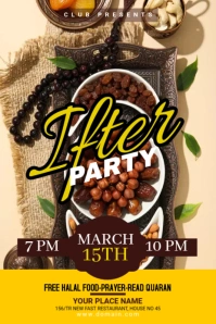 Sehri Ifter Party Template Pinterest na Graphic