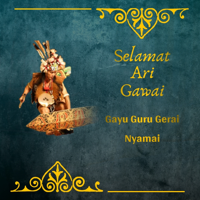 Selamat Hari Gawai Template Postermywall Selamat Hari Gawai Template Postermywall