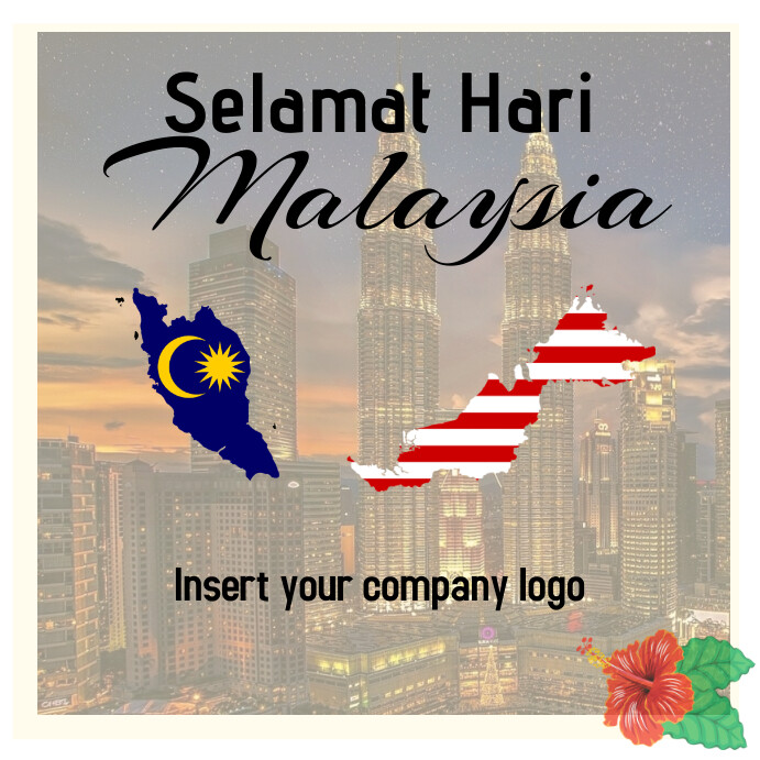 Selamat Hari Malaysia Template Postermywall