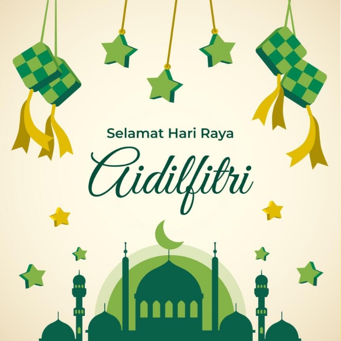 Selamat Hari Raya Aidil fitri Template | PosterMyWall