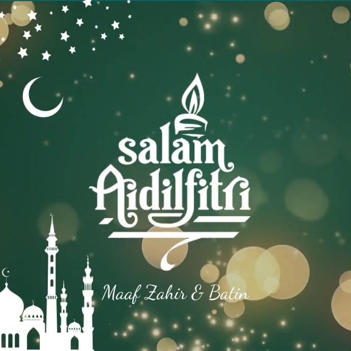 Selamat Hari Raya Aidilfitri