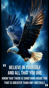 Self belief quote Instagram Story template