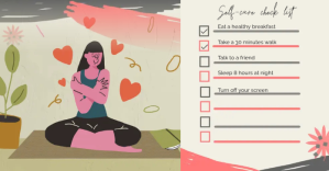 self care check list Facebook 共享图片 template