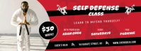 Self Defence Class Facebook Cover Photo template
