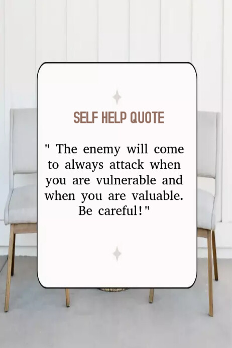 Self help quote Design template | PosterMyWall