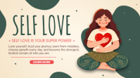 Self Love Quote Présentation (16:9) template