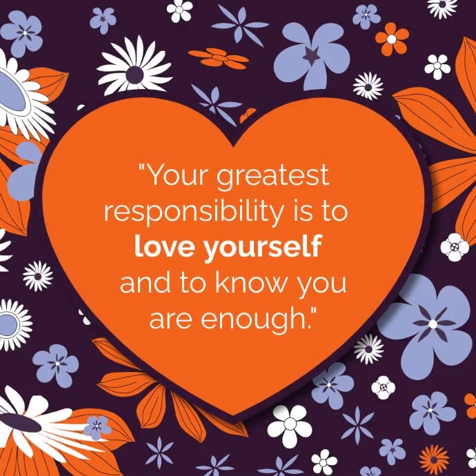 Self Love Video Quote Template Design PosterMyWall