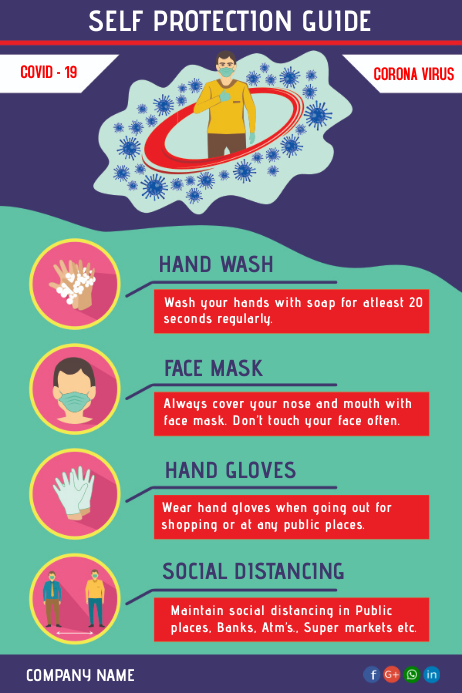 Self Protection Guide Template | PosterMyWall