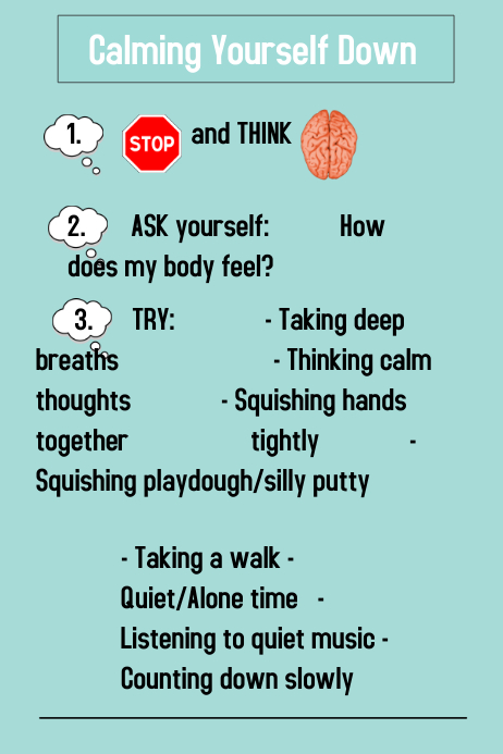 Self Regulation Strategies Template PosterMyWall Self regulation strategies template postermywall