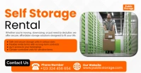 Self Storage rental tempate Facebook Shared Image template