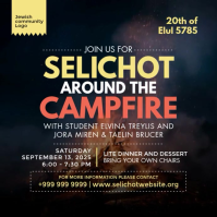 Selichot Campfire Event Post Template