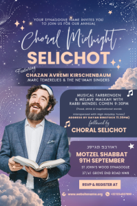 Selichot Choral Midnight Event Template Iphosta