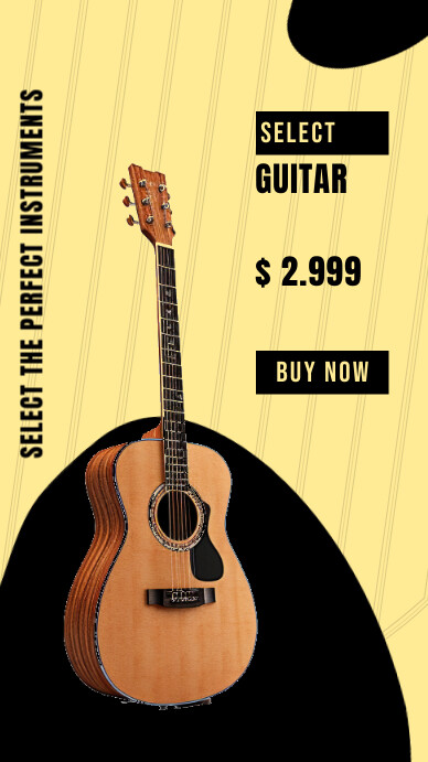 Selling Musical Instruments Template | PosterMyWall