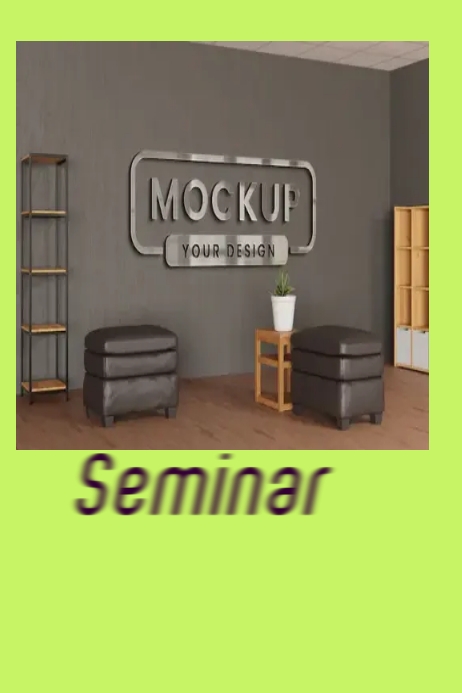 Seminar Template | PosterMyWall