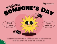 Send a Card to a Friend Day Poster Flyer (US Letter) template