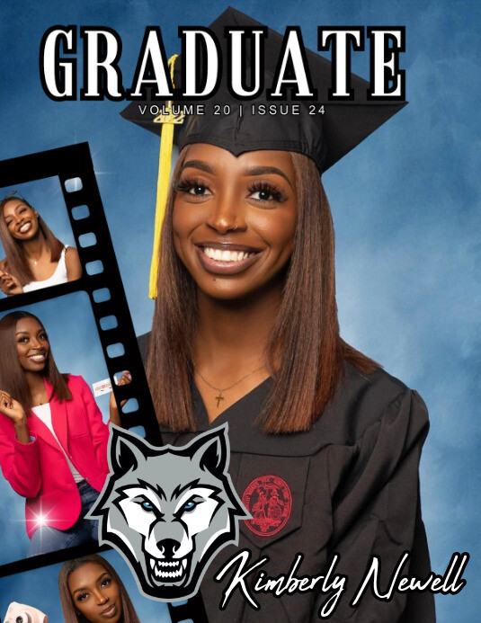 Senior | Grad | Graduation | Magazine Template | PosterMyWall