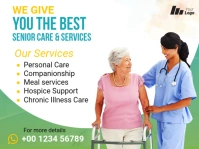 Senior Care & Services Ad Template Presentation