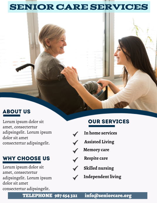 Senior Care Template PosterMyWall