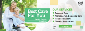 Senior care facebook cover Facebook-coverfoto template