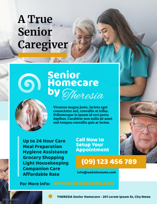 Senior Care Flyer Template PosterMyWall